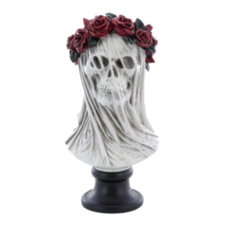 Marmor Skelettbrud Skulptur