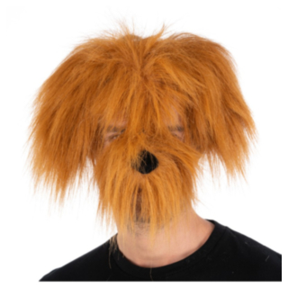 Hundmask Brun