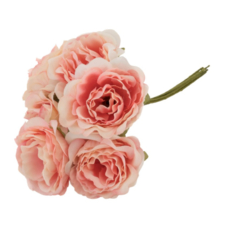 Konstgjord Pionbukett Rosa