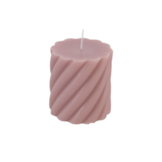 Spiral Blockljus Gammelrosa