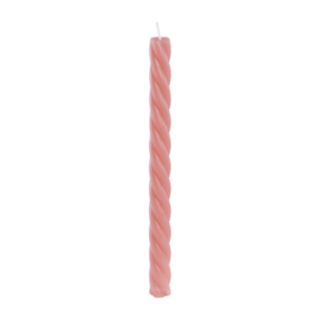 Spiral Stearinljus Flamingo Rosa