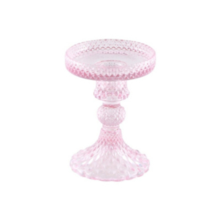 Piedestal Ljusstake Ljusrosa