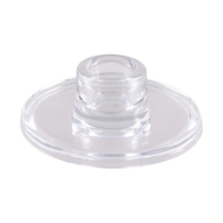 Rund Glas Ljusstake Transparent