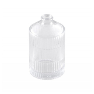 Randig Glasvas Mini Klarglas