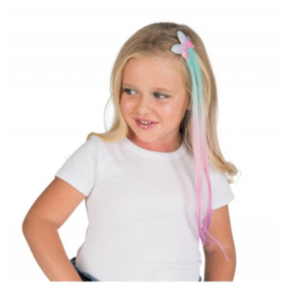 Fjäril Hårklämma Med Extensions