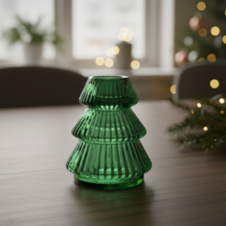 Julgran Ljusstake Grön