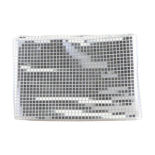Paljettduk Silver