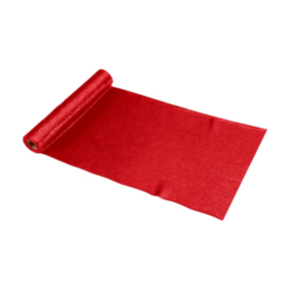 Glitter Velour Bordslöpare Röd