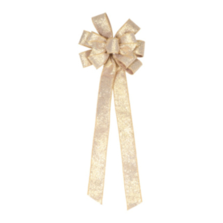 Glitterrosett Guld