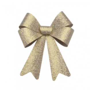 Glitterrosett Guld