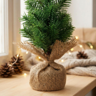 Julgran i Jutesäck