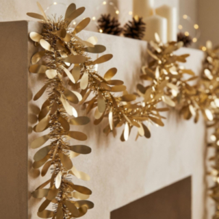 Julgirlang Matt Guld
