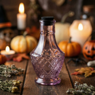 Glas Apoteksflaska Lila