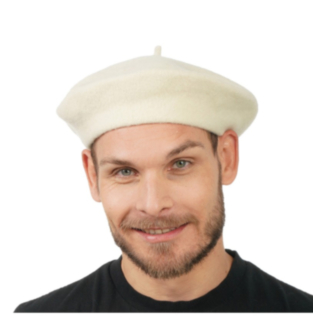 Fransk Basker Vit
