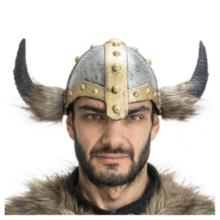 Vikingahjälm Med Horn