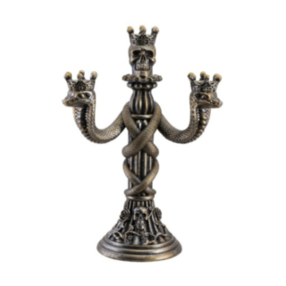 Royal Skelett & Ormar Ljusstake