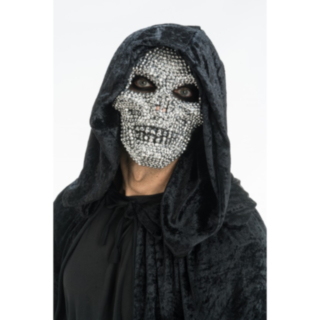 Diamant Skelettmask Silver