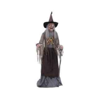 Animerad Häxa Figur