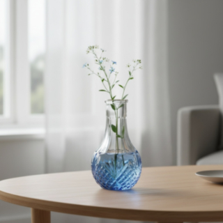 Albertine Glasvas Mini Blå