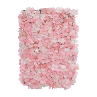 Hortensia Blomvägg Ljusrosa