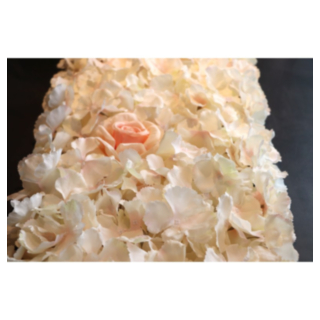 Hortensia Bordslöpare Vit/Rosa