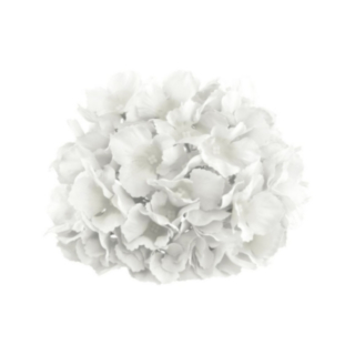 Konstgjord Hortensia Blomma Vit