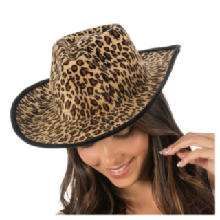Leopard Cowboyhatt