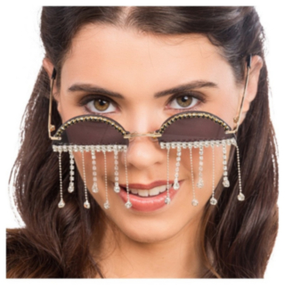 Strass Festivalglasögon