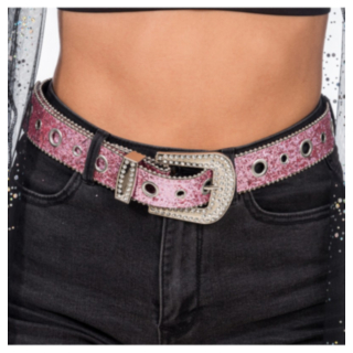 Glitterbälte Rosa