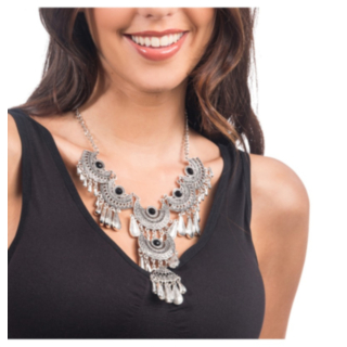 Bohemiskt Halsband Svart