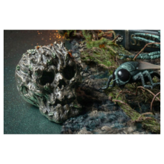 Skog Dödskalle Skulptur