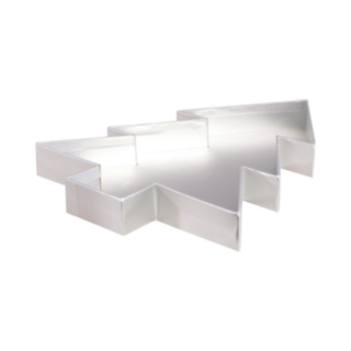 Julgran Bricka Silver