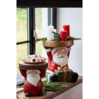 Jultomte Med Guldplatta