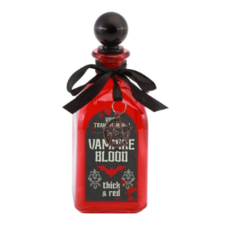 Vampyrblod Glasflaska Röd