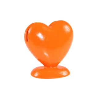 Hjärta Placeringskortshållare Orange
