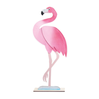 Filt Flamingo Dekoration Ljusrosa