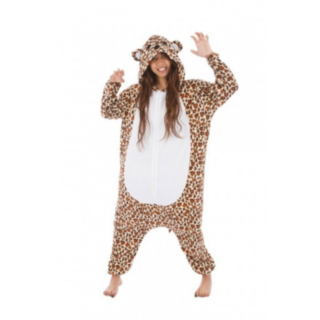 Leopard Onesie Teen Maskeraddräkt
