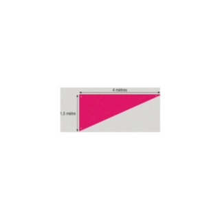 Trekant Draperi Fuchsia