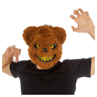 Killer Nalle Mask Brun