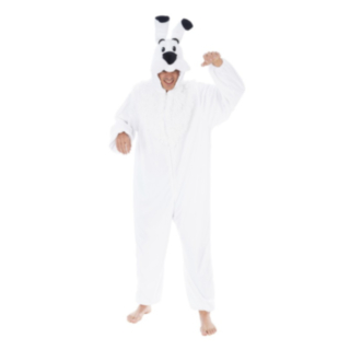 Asterix® Idefix Onesie Maskeraddräkt Vit