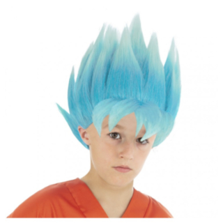 Dragon Ball® Goku Super Saiyan Barnperuk Blå