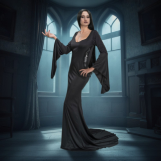 Wednesday® Morticia Klänning