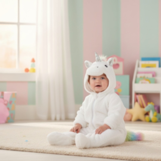 Enhörning Babydräkt