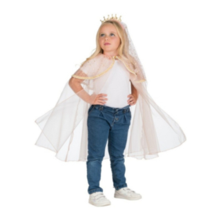 Prinsessa Cape & Hårband Barndräkt