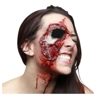 Zombie Ögongrop Latexsår