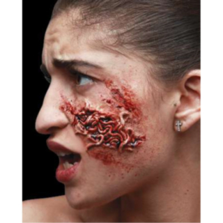 Zombie Likmaskar Latexsår