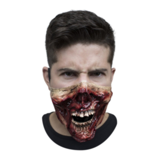 Zombie Halvmask Latex