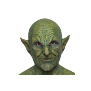 Troll Hyperrealistisk Latexmask Grön
