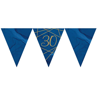 30-års Navy & Gold Vimpelgirlang