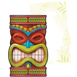 Tiki Time Inbjudningskort